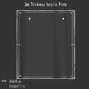 WICUS 3mm Acrylic Display Case Compatible with Lego 31213 Mona Lisa Dustproof Clear Display Box(NOT Included The Model)