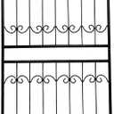 Trellis for Climbing Plants 70.8" H x 24.5" W Metal Premium Quality Material Rust-Resistant Climbing Frame Stylish Garden Addition Outdoor Roses Vine Ivy Clematis Trellises Black 1 Pack