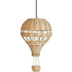 3 x 
Beige Rattan Weaving Chandelier,Hand Wicker Pendant Lamp,Creative Hot Air Balloon Weaving Chandelier Hanging Lamp E27 Rattan Boho Basket Pendant Light Made in China