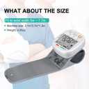 KIKEANG Wrist Blood Pressure Monitor, Rechargeable Bp Cuff Wrist & Accurate 2x99 Data Large LCD Screen Display for Home/Trave/Office Use