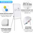 Easel Whiteboard - Magnetic Portable Dry Erase 36 x 24 Tripod Height Adjustable, 3' x 2' Flipchart Easel Stand White Board for Office or Teaching at Home & Classroom (36x24 White)