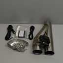 Electric Exhaust Cutout 3 Inch with Elbow Muffler Valvetronic Exhaust Valve Kit (1 Controller, 1 Valve)