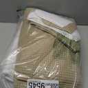 Homaxy 100% Cotton Waffle Weave Kitchen Dish Towels, Ultra Soft Absorbent Quick Drying Cleaning Towel, 13 x 28 Inches, 4-Pack, Tan