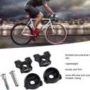 Bicycle Seatpost Clamp, Pole Clamp Bike Parts Stainless Steel Bicycle Accessory, Lightweight, Sturdy, Safe Grip (7 * 9mm/0.28 * 0.35in)