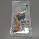 PIXIU Case for iPhone 16 Compatible with Magsafe, Laser Glossy Pattern,Cute Curly Wave Clear TPU Bumper Military Grade Drop tection Phone Cover for Women/Girls -Butterfly/Floral