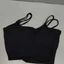 Aoxjox Women's Workout Sports Bras Fitness Yoga Crop Tank Twist Back Cami, Large 