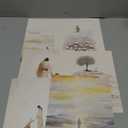 ESSEN Life Christian Wall Art Set of 6, Jesus Wall Decor, Bible Stories Scripture Wall Art, Christian Wall Decor, Christian Home Decor, Christian Gifts for Women (8"x10" UNFRAMED)