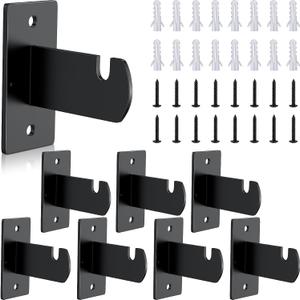 8 Pcs Gridwall Mount Brackets with Screws, Gridwall Brackets for Grid Panels Clothing Store Cloakroom Retail Display Garage Wall Organization (8) 8 Pcs Gridwall Mount Brackets with Screws, Gridwall Brackets for Grid Panels Clothing Store Cloakroom Retail Display Garage Wall Organization (8)