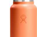 Hydro Flask Water Bottle - Insulated Stainless Steel - Wide Mouth Flex Chug Lid, Non Spill, Leakproof in 32 Oz Nectar Orange