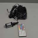 LJLNION 98.5ft Christmas Lights Color Changing with Remote, 300 LED RGB Fairy String Lights Halloween Decorative Lights, 8 Lighting Modes & Timer, Plug in Indoor Outdoor Xmas Wedding Party Decor (RGB (Red, Green, Blue))