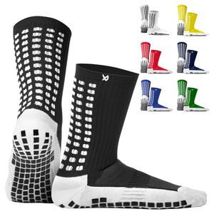 Lux Dual Grip Socks - Soccer Grip Socks for Men and Women. GripArray Performance & Comfort L