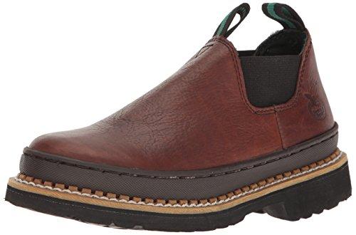 Georgia Boot Unisex-Child Giant Romeo Ankle Boot, Soggy Brown, 3 Little Kid