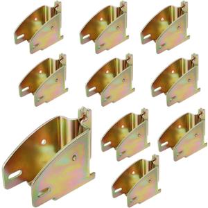 Eapele E-Track Wood Beam End Socket Accessories, Zinc-Coated Steel, Fit with 2x4 2x6, Add Removable Load Lock Bars to E-Track Cargo Area (10pcs) Eapele E-Track Wood Beam End Socket Accessories, Zinc-Coated Steel, Fit with 2x4 2x6, Add Removable Load Lock Bars to E-Track Cargo Area (10pcs)