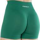 AUROLA Dream Collection Women Workout Shorts High Waist Gym Shorts, Scrunch Butt Seamless Athletic Shorts (Medium, Aventurine)