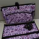 MDSTOP Walker Basket with Tray, Walker Tray for Folding Walker, Walker Accessories for Seniors, Non-Slip Surface, Universal Fit for Standard Walkers, Ideal for Meals, Drinks & Reading (Purple)