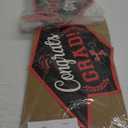 KatchOn, Black and Red Cap Garland - Pack of 2, No DIY | Congrats Grad Garlands for Wall Decor | Grad Party Decorations 2025 | Cap Garland for Graduation Decorations 2025