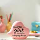 Motivational Gift for Teen Girls Stuff Ceramic Heart You are Amazing  Preppy Room Dcor for Birthday, Graduation for Daughter, Sister, College Girls, Wedding Shower Bridal Gifts