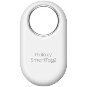 Samsung Galaxy SmartTag2, Bluetooth Tracker, Smart Tag Tracking Device, Item Finder for Keys, Wallet, Luggage, Pets, Use w/ Phones and Tablets Android 11 or Later, 2023, 1 Pack, White