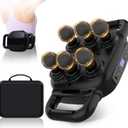 Six Head Massage Gun with 50 Adjustable Intensities & 9 Modes, Massage Gun for Back, Leg, Muscle Pain Relief, Ideal Gifts for Friends and Parents
