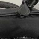 3 Ring Zipper Binder Bag for 700+ Sheets Capacity Detachable Backpack Straps & Shoulder 14 Inch Laptop for School and Office(Black)