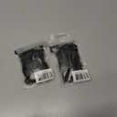 2 x 2 Pack Crossbody & Neck Phone Strap, Customizable Neck Strap with 0.5mm Removable Phone Tab, Hands-Free Holder for Phones, Earphones, Badges & Keys (Black+Black)