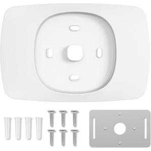 AUURIO Thermostat Wall Plate Compatible with 2025 ecobee Smart Thermostat Essential Trim Kit Increased Decorative Coverage Stylish Programmable WiFi Thermostat Accessory Trim Plate Easy Installation