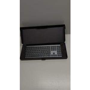 Wireless Mouse and Keyboard Combo, Silent Full-Size Computer Keyboard with Calculator Button, 2400 DPI Mouse, Quiet Click, Slim Cordless USB Set for Laptop PC Windows Mac - Space Grey