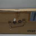 DJ Lights with Stand, 5 in 1 Party Lights DJ Disco Light for Parties Indoor, Sound Activated Mobile Stage Lighting System with DMX& Remote Control, Disco Ball Stage LED Par Light with Bag for Bar Gig (Large)