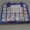 Esjay Toddler Busy Board Montessori Toys for Boys, Sensory Book Educational Activities for Learning Fine Motor Skills, Birthday Gifts for Boys Toddlers, Travel Toys for Airplane Car, Blue Dinosaur