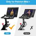 Desk Attachment for Peloton Bike+（Not Bike）, Tray Holder for Phone, Cup, Tablet, Ergonomic Platform Tray（Black）