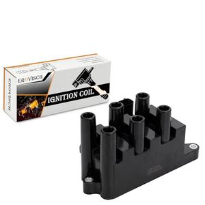 FD498 OEM Ignition Coil - Compatible with Ford E-150 E-250 F-150 Freestar Mustang Ranger Sable Taurus Windstar Mercury Cougar Monterey Sable Mazda B3000 MPV - Replaces # C1312 DG485 DG483