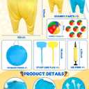 Granny Pants Yard Game, Granny Pants Party Game with Oversized Pants Bouncy Balls Ground Stakes Storage Bag and Air Pumps, Outdoor Tossing Games for Adults Family Carnival Party Reunion Gathering