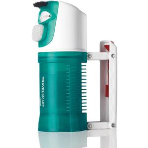 Conair Travel Steamer for Clothes - Mini Garment Steamer, Fabric Steamer in Green by Travel Smart - Packable in Carry On Luggage - Dual Voltage