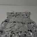 Sequin Dress for Women Spaghetti Strap Sexy Dresses Glitter Sparkly Mini Dress (Small, Sliver)