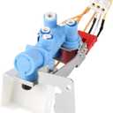 WR57X30890 WR57X30891 Refrigerator Water Inlet Valve Compatible with GE Refrigerator, GSS25GSHNCSS GSS25GYPFCFS GSS25GMHKCES GNE25JYKGFFS etc. Replacement Part WR57X26569 WR57X30891 4960186 AP6891693