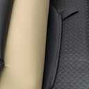Fit for Optima Seat Covers, 5 Seats Full Set Faux Leather Car Seat Covers for 2002-2020 Kia Optima (5 Seat Full Set, Black & Beige)