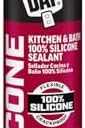 DAP 100% Silicone Rubber Kitchen, Bath & Plumbing Bath Sealant, White, 9.8 Oz (7079808640)