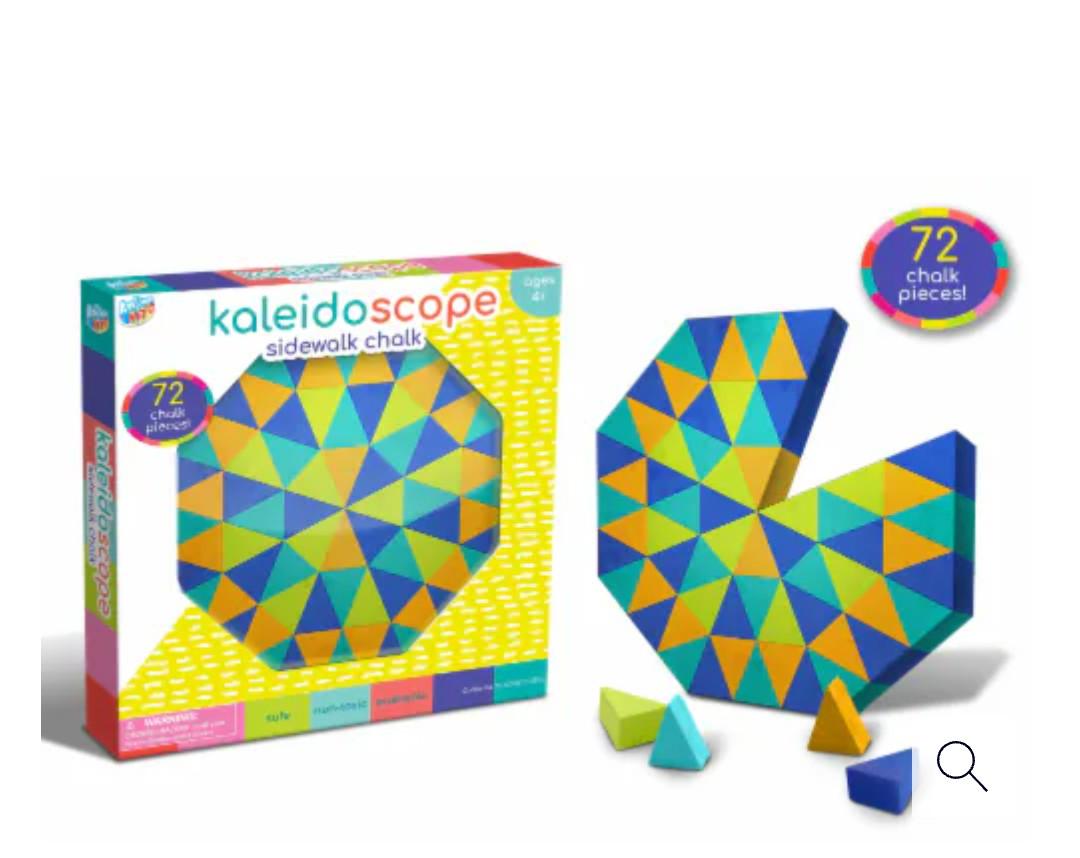 Jumbo Kaleidoscope Chalk Set 2 Pack