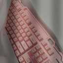 Wireless Gaming Keyboard and Mouse Combo, RGB Backlit Rechargeable 2000 mAh Battery, Mechanical Feel Anti-ghosting Keyboard + 6D 4800DPI Mice for PC Gamer