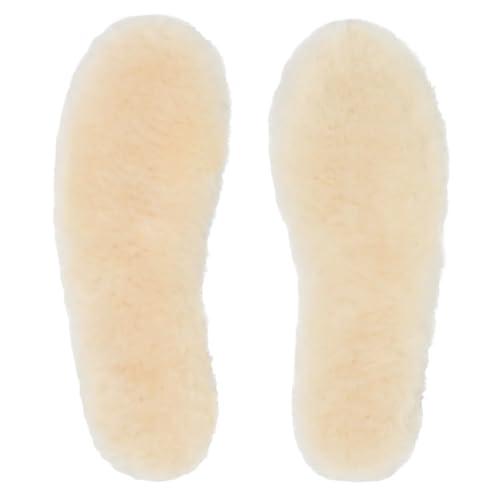Womens Wool Insoles for Uggs, Sheepskin Insoles for Boots Felt Slippers, Replacement Inserts