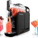 Frostyne 88oz Slushie Machine for Home with No Ice Needed, 5 Preset Programs, Self-Cleaning Function, Quiet Operation, Perfect for Making Frozen Margaritas, Milkshakes, Smoothies, Frappes,Black
