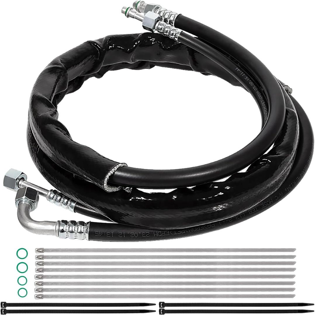 C4677 Rear Aux AC Line Set Air Conditioning Hoses for 2008-2011 Dodge Grand Caravan/Caravan, for 2008-2011 Chrysler Town & Country Minivans