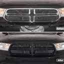 Exterior Front Grill Inserts Cover Trim Kit Center Grille Inserts Mesh Cover Compatible with Dodge Durango 2014-2020, Black