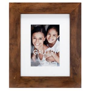 Malden 8x10 Matted Picture Frame - Made to Display Pictures 5x7 with Mat, or 8x10 wihtout Mat - Walnut  2 Packs