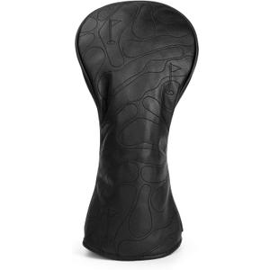Golf Club Head Covers 3 Wood Headcover Set Premium Leather for Woods, Driver Fairway(FW) Wood Hybrid(UT) with Number Tags 1pcs
