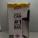 Glad Stainless Steel Step Trash Can with Clorox Odor Protection | Large Metal Kitchen Garbage Bin with Soft Close Lid, Foot Pedal and Waste Bag Roll Holder, 20 Gallon, Stainless