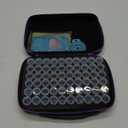 ARTDOT 60 Slots Storage Container for Diamond Art Kits for Adults,Portable Bead Storage Boxes for Diamond Painting Accessories and Tools (Medium, Black)