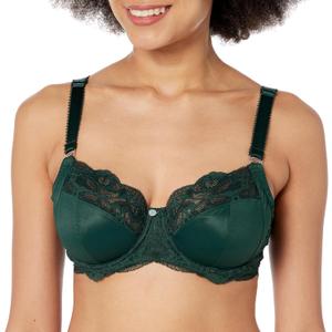 Fantasie Women's Reflect Underwire Side Support Bra (30FF, Deep Emerald)