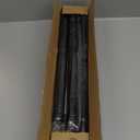 Shower Curtain Rod Adjustable 30-80" with Holder, Anti-Rust Shower Rod & Spring Tension Shower Rod No Drill, Black Shower Curtain Rod for Bathroom Tension Rod