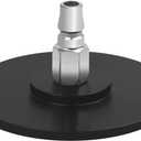 Large Suction Cup Base Adapter for Vac-U-Lock Machine Air Connector Device Attachments Accessory Gift 12cm/4.7in Diameter (Black)
